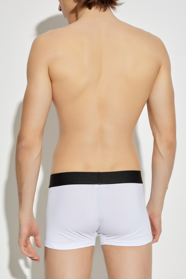Versace Two-pack of cotton boxers with logo