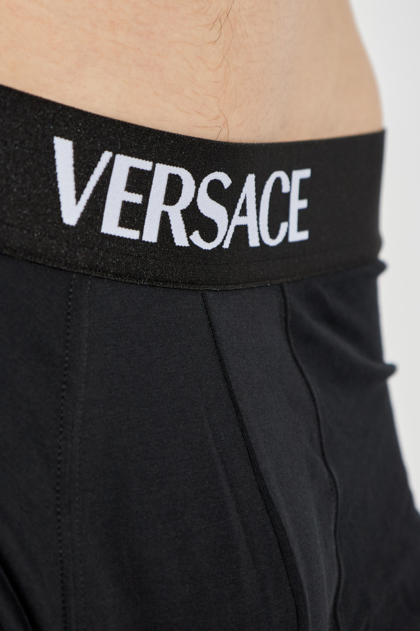 Versace Dwupak bawełnianych bokserek z logo