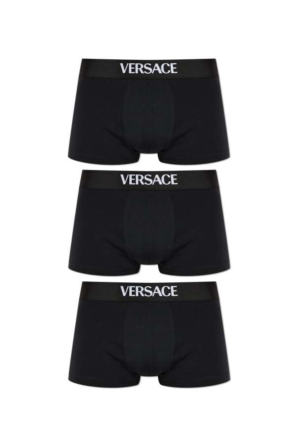 Three-pack of boxers with logo od Versace