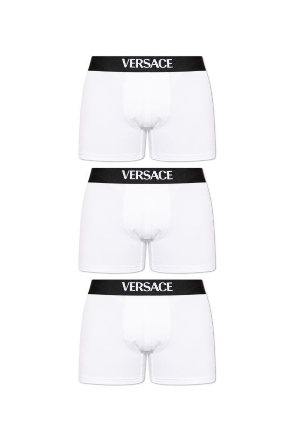 Three-pack of boxers with logo od Versace