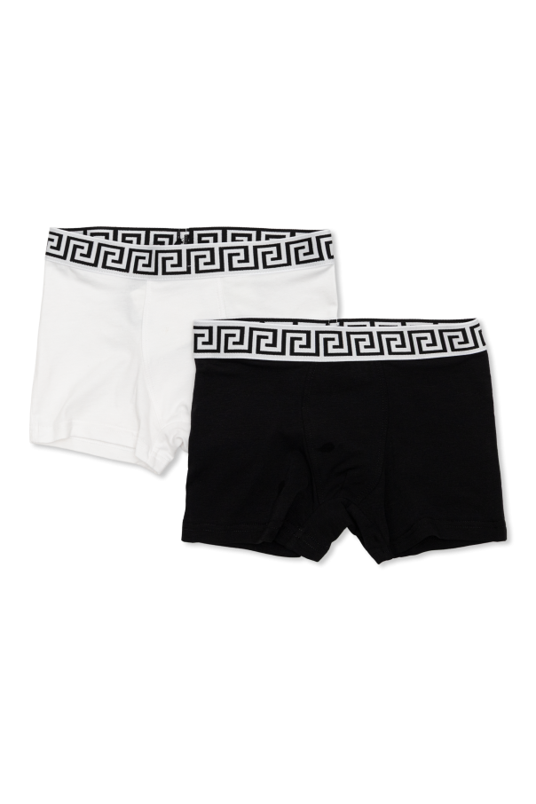 Two-pack of cotton boxers od Versace Kids