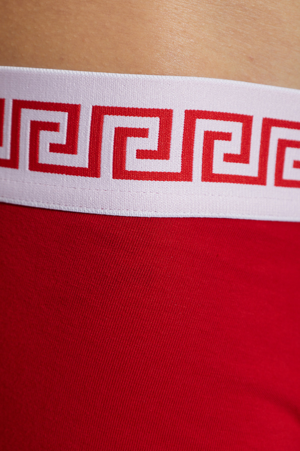 Versace Boxeri din bumbac cu logo