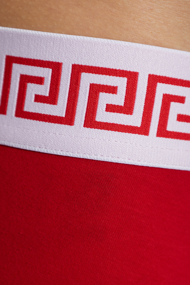Versace Boxeri din bumbac cu logo
