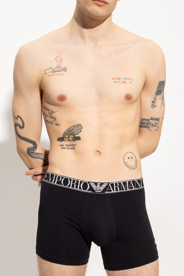 Emporio Padded armani Boxers with logo