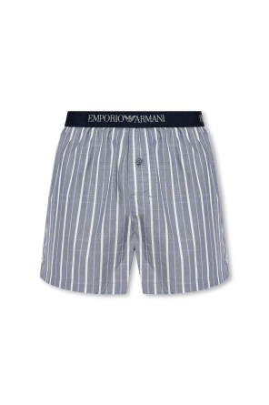 Cotton boxers od Emporio logo-plaque Armani