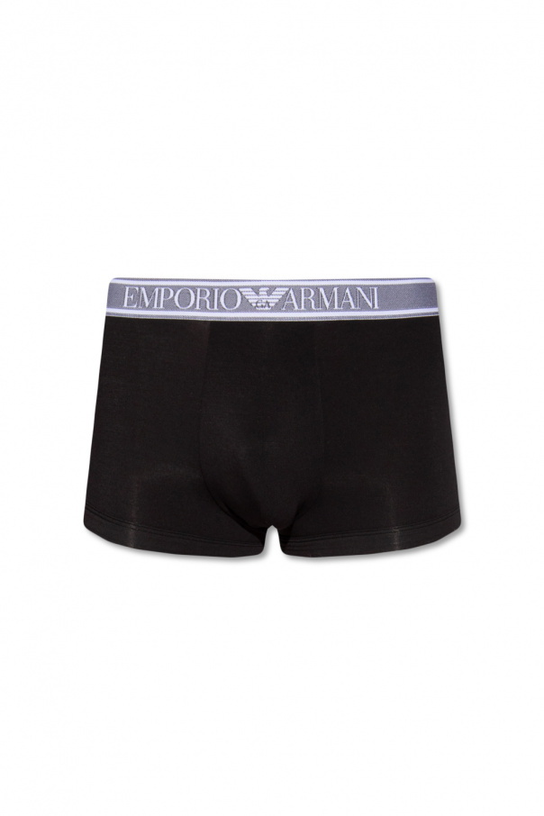 Ea7 Emporio Armani logo-tape cotton track shorts - Boxers with logo Emporio  Armani - Tgkb5Shops Netherlands