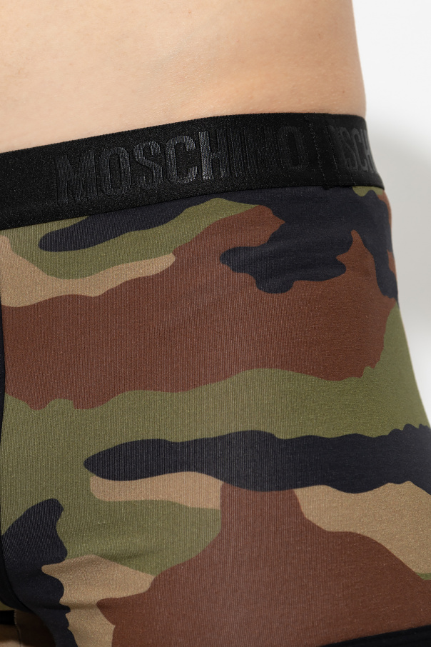 Moschino Boxers with camo print