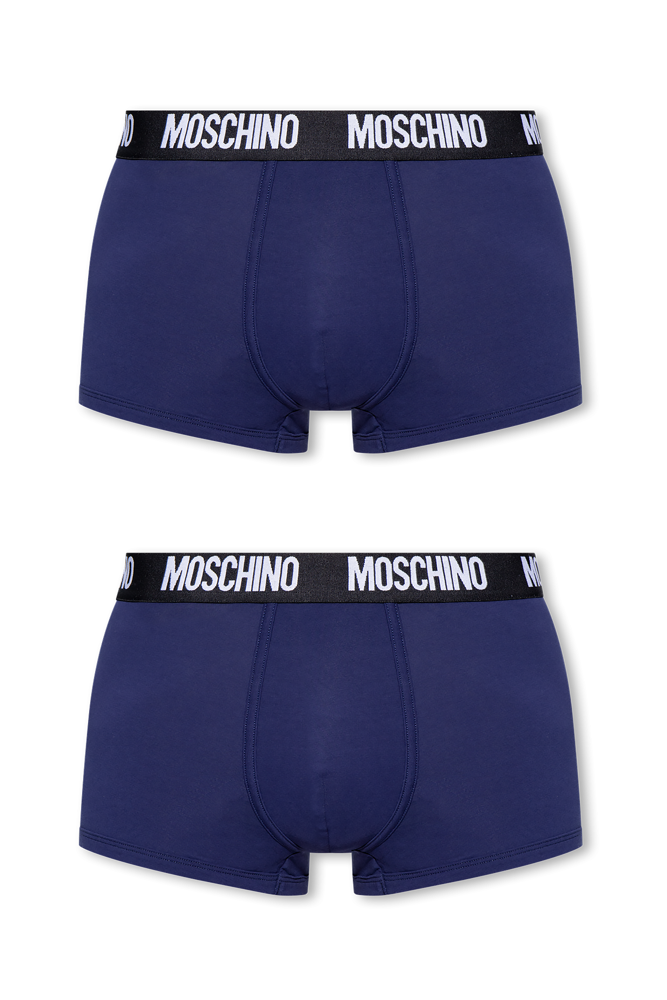 Navy blue 2-pack of Supima® cotton boxers Moschino - Vitkac Australia