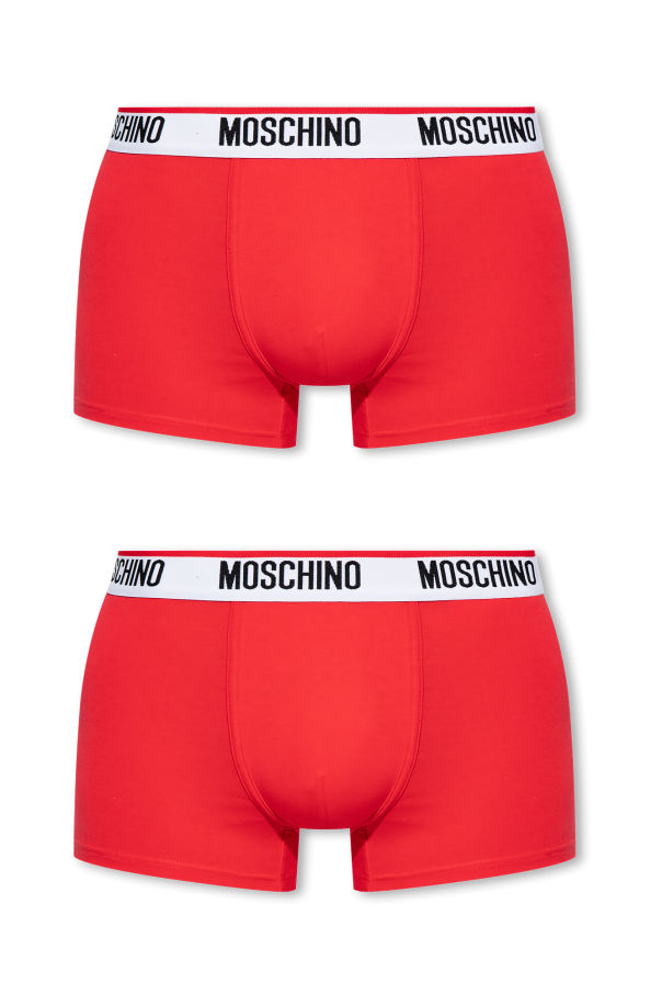 Black Branded boxers 2-pack Moschino - Vitkac Australia