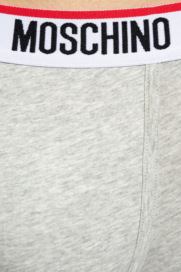 Moschino underwear Men XS size white Boxer pants 2 pieces