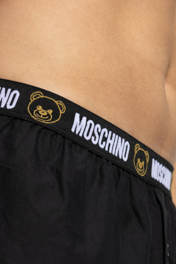 Moschino Bokserki z logo