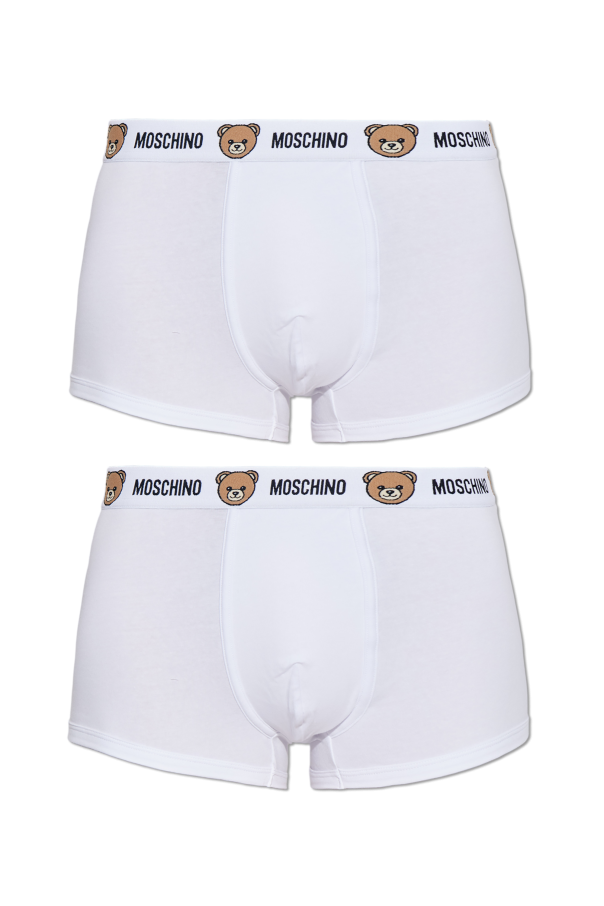 2-pack briefs with logo od Moschino