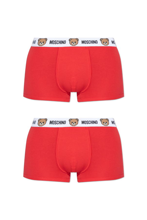 Two-pack of boxers with logo od Moschino