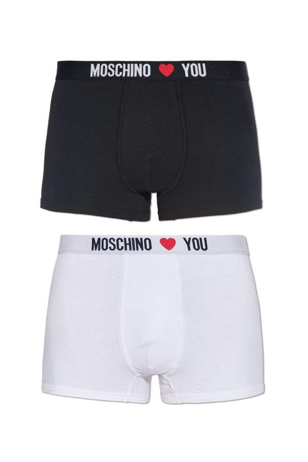 2-pack of boxers with logo od Moschino