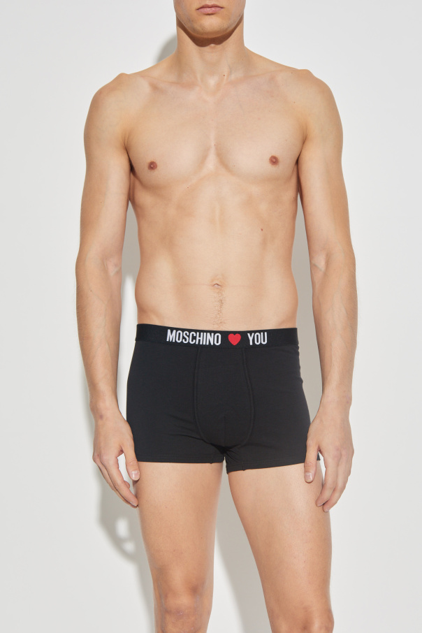 Moschino 2er-Pack Boxershorts mit Logo