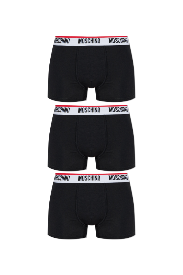 Three-pack of boxers with logo od Moschino