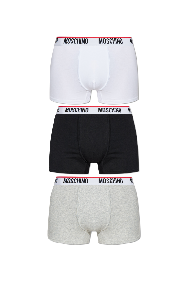 Three-pack of boxers with logo od Moschino