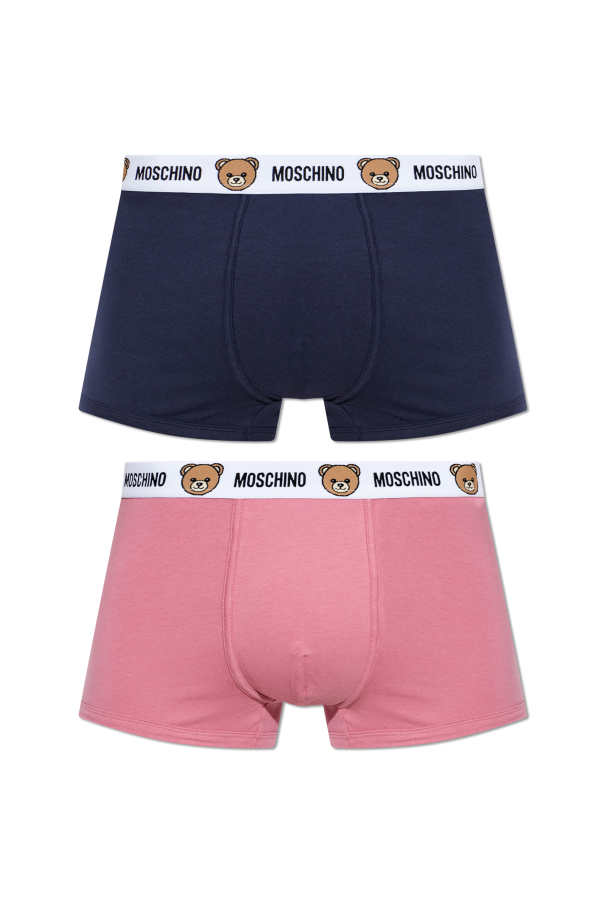 2-pack of cotton boxer shorts od Moschino