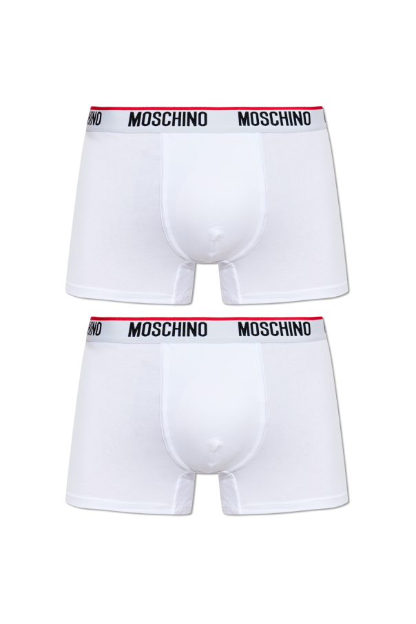 2-pack of cotton boxers od Moschino