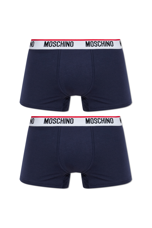 2-pack of cotton boxers od Moschino