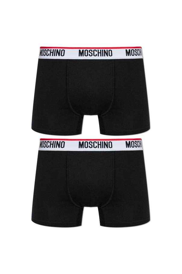 2-pack of cotton boxers od Moschino