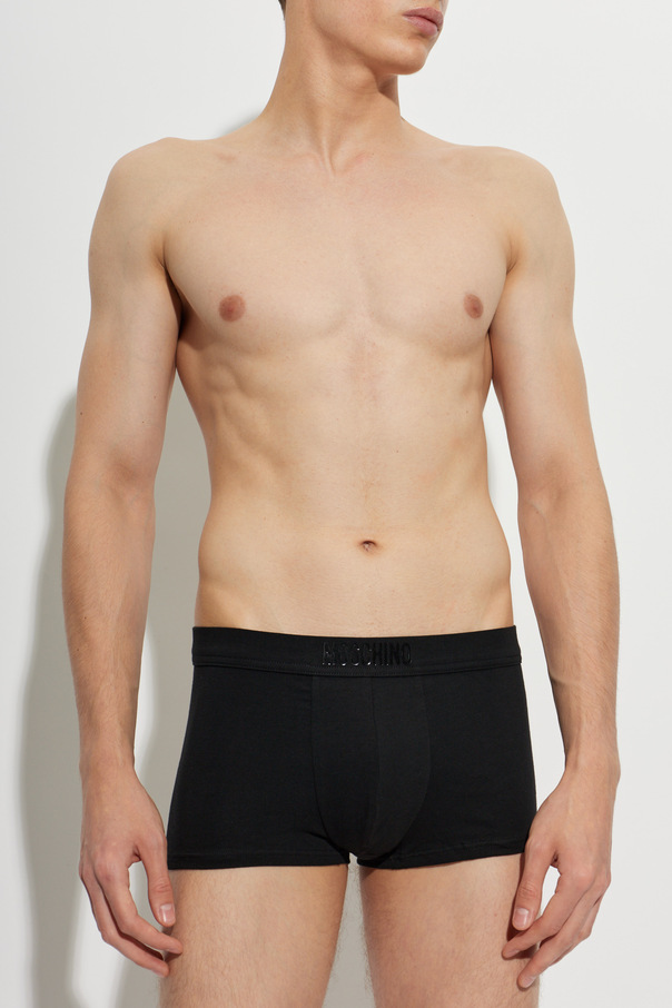 Moschino Three-pack logo trunks