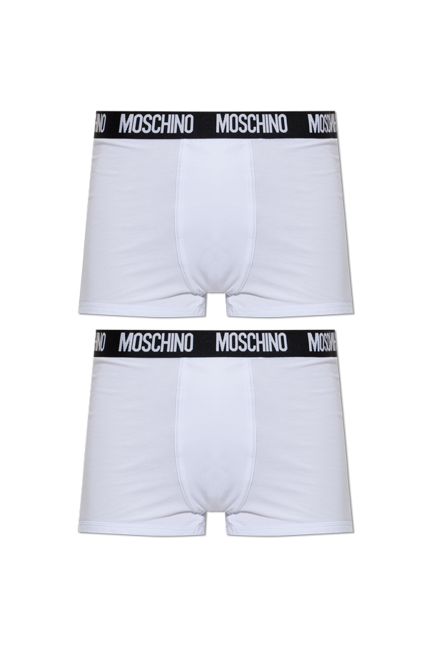 Two-pack of boxers with logo od Moschino