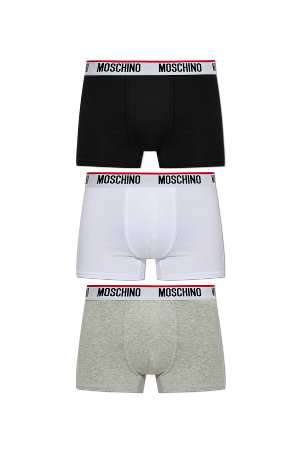 Three-pack logo boxers od Moschino