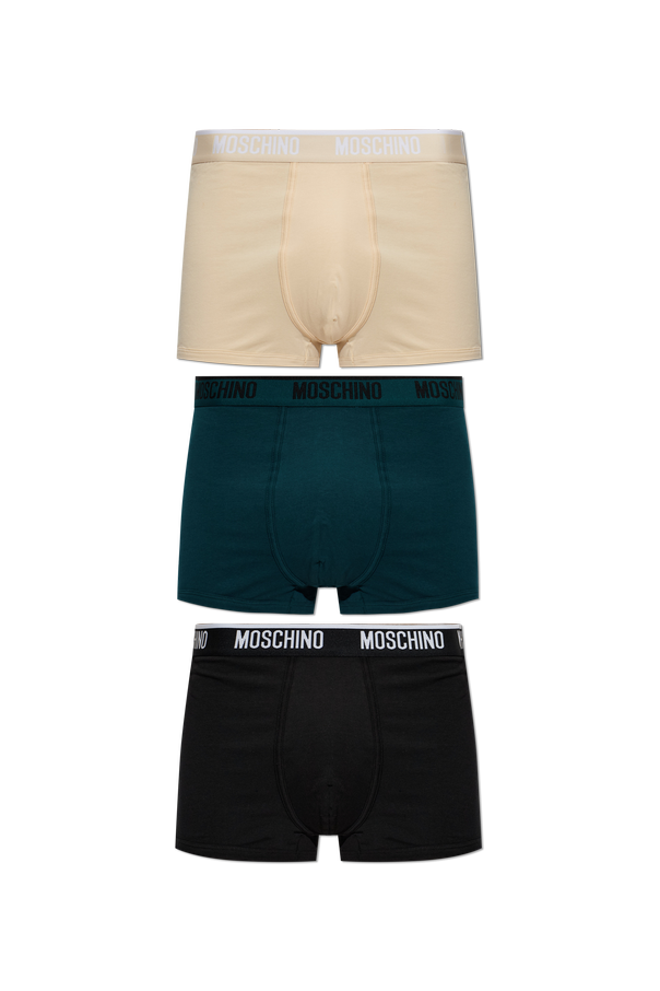 3-pack boxer briefs with logo od Moschino