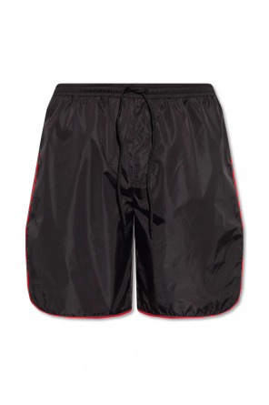 Swim shorts with side stripes od Gucci