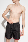 Gucci Swim shorts with side stripes