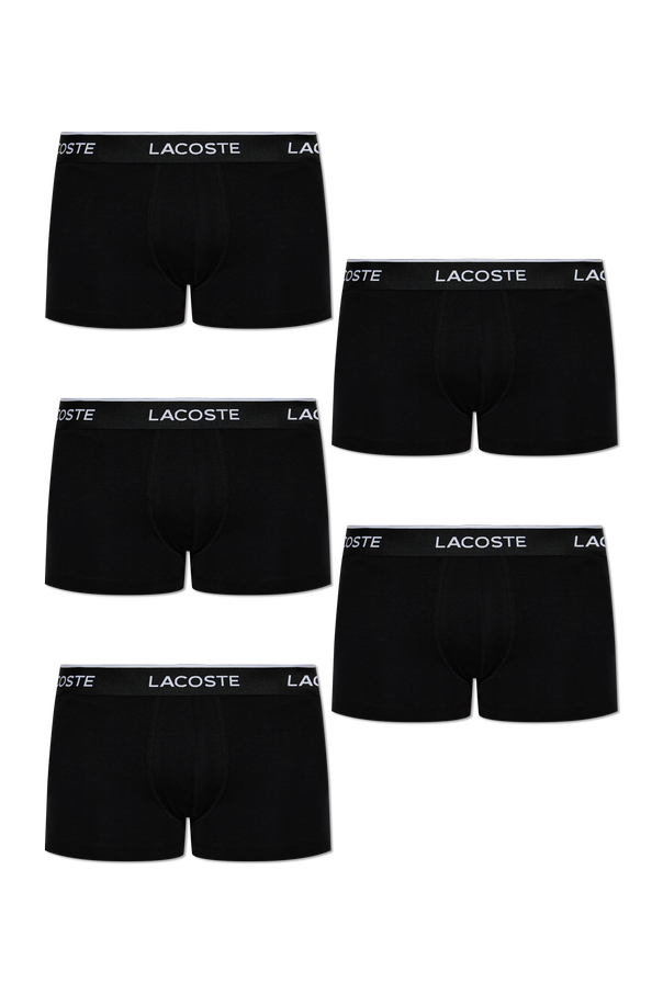 Five-Pack of Cotton Boxer Briefs od Lacoste