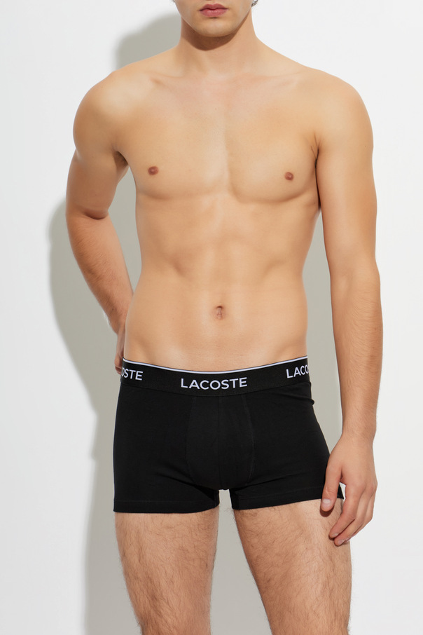 Lacoste Three-Pack of Cotton Boxer Briefs