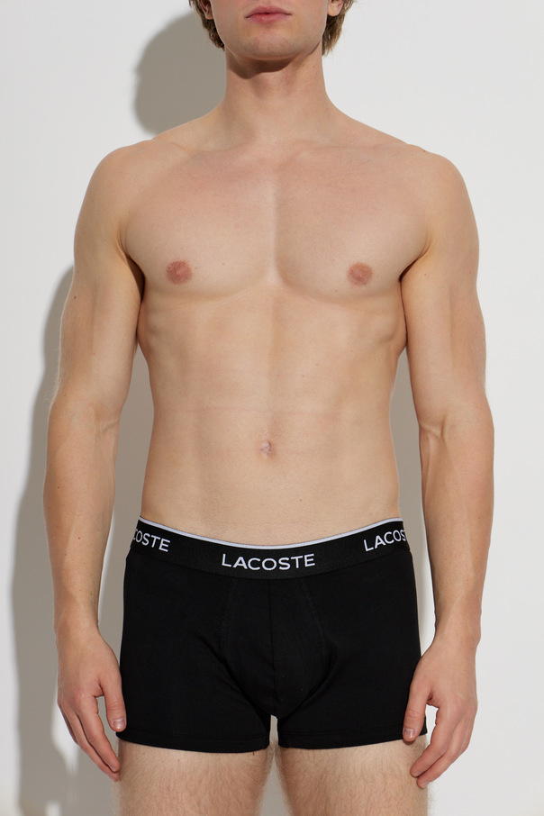 Lacoste Three-Pack of Cotton Boxer Briefs