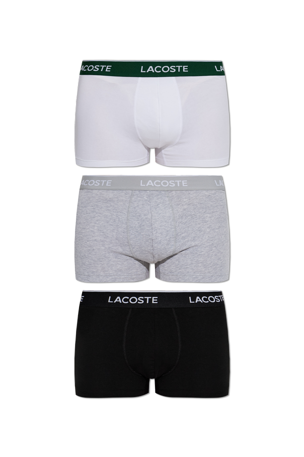 Lacoste Three-Pack of Cotton Boxer Briefs