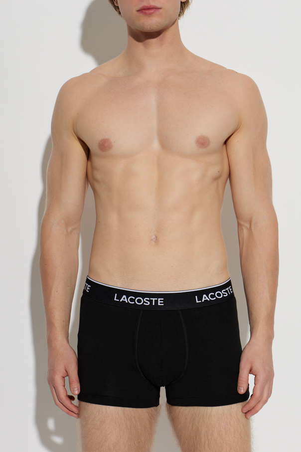 Lacoste Three-Pack of Cotton Boxer Briefs