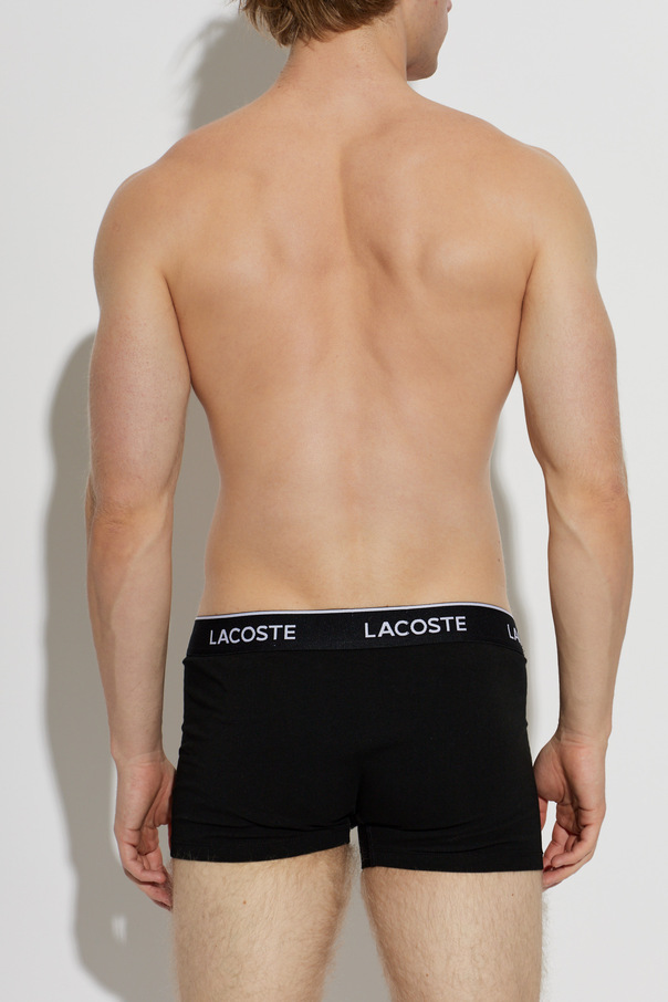 Lacoste Three-Pack of Cotton Boxer Briefs