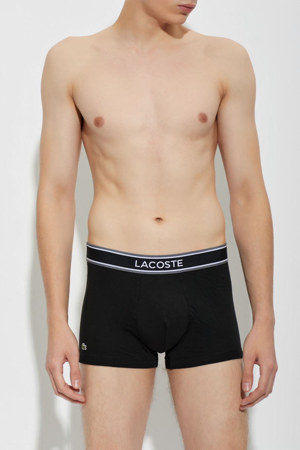 Lacoste Trio de boxeri din bumbac