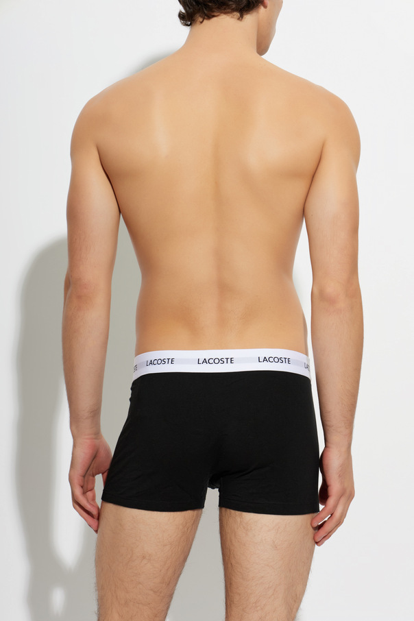 Lacoste Three-Pack of Cotton Boxer Briefs
