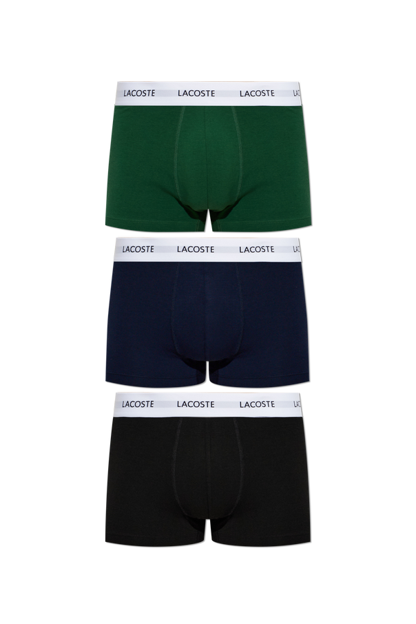 Three-Pack of Cotton Boxer Briefs od Lacoste