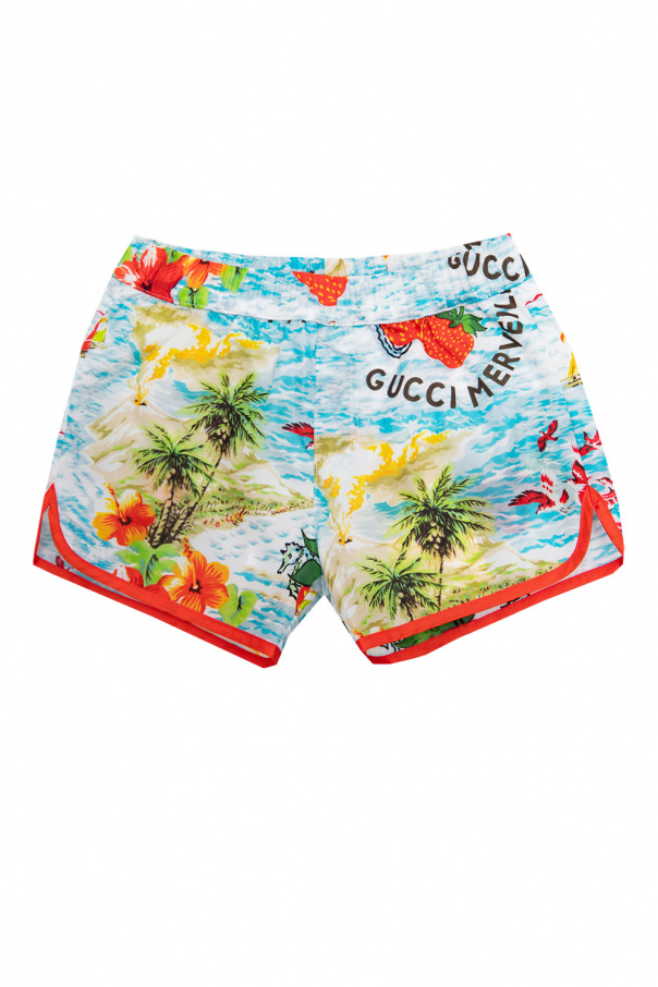 gucci bandouli Kids Swim shorts