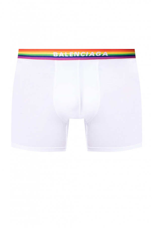 logo-waistband boxer shorts, Balenciaga