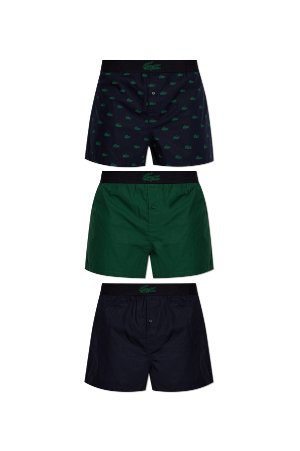 Three-Pack of Cotton Boxer Shorts od Lacoste