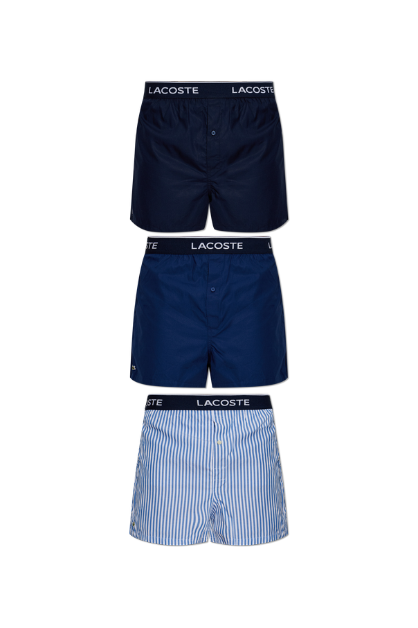 Three-Pack of Cotton Boxer Shorts od Lacoste