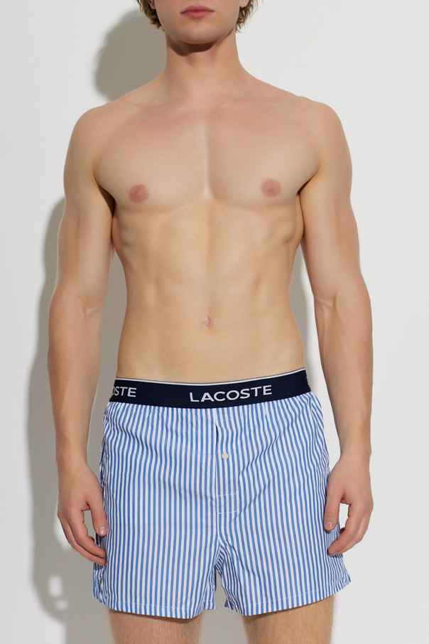 Lacoste Three-Pack of Cotton Boxer Shorts
