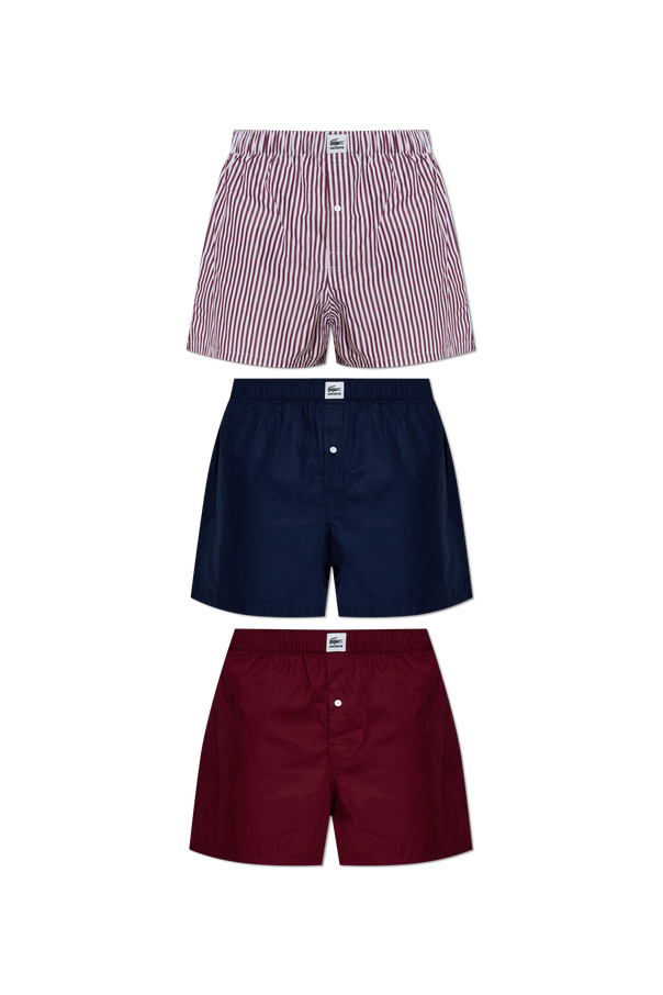 Three-Pack of Cotton Boxer Shorts od Lacoste