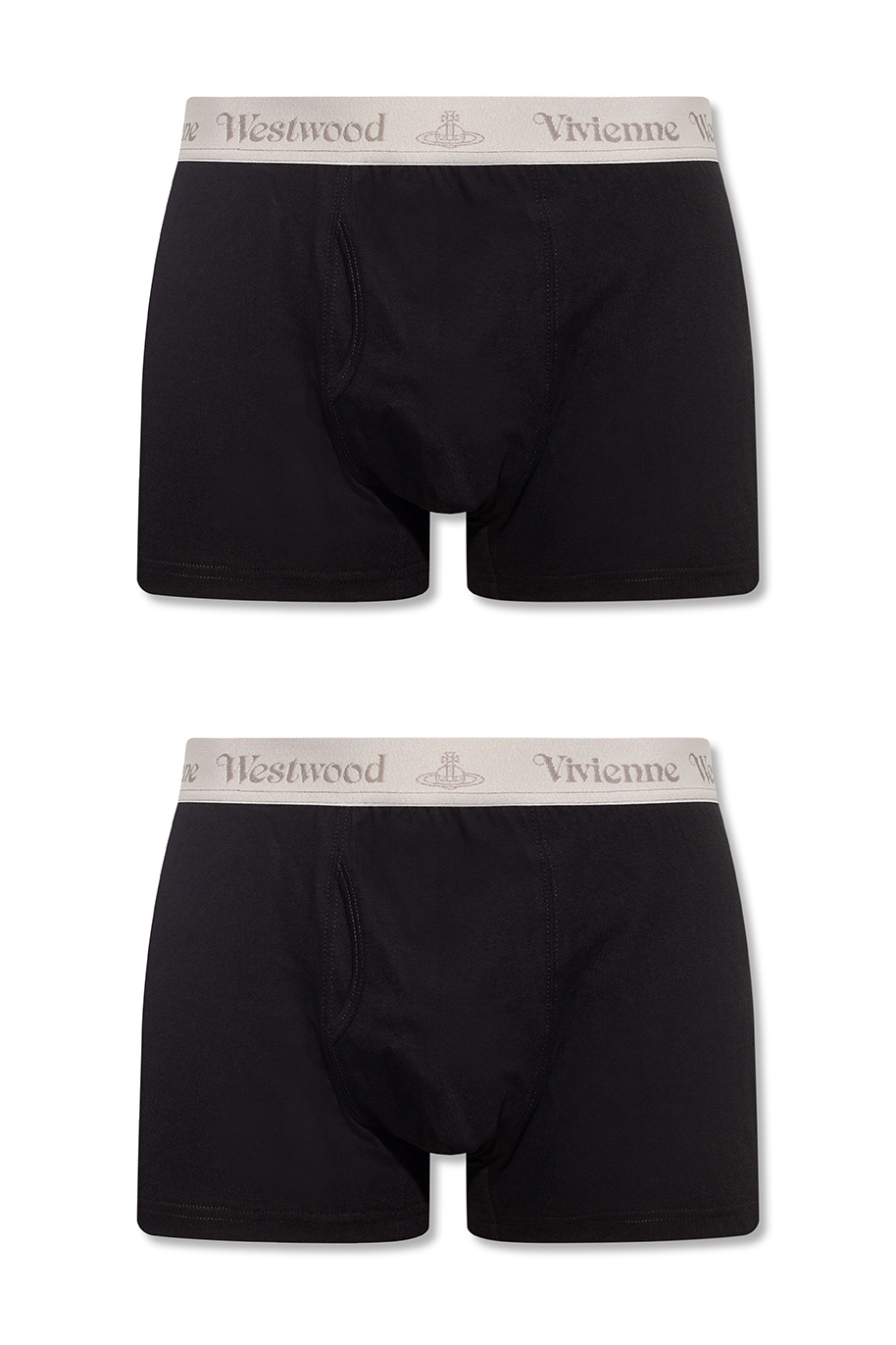 Vivienne Westwood Boxers two - Lniany t-shirt z dekoltem w serek -  IetpShops, Men's Clothing