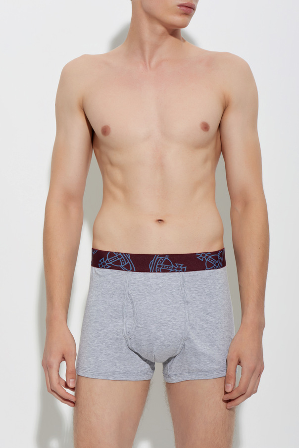 Vivienne Westwood Men’s Grey Boxer Briefs Duo Pack – Vivienne Westwood