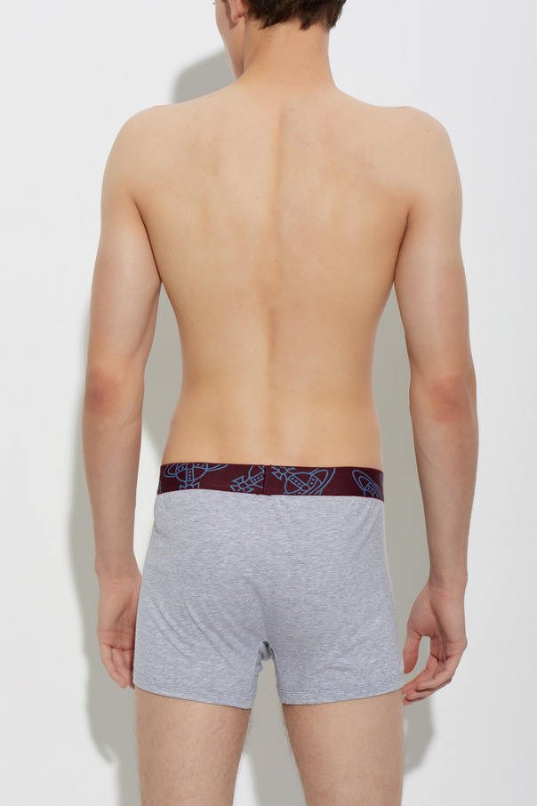 Vivienne Westwood Men’s Grey Boxer Briefs Duo Pack – Vivienne Westwood