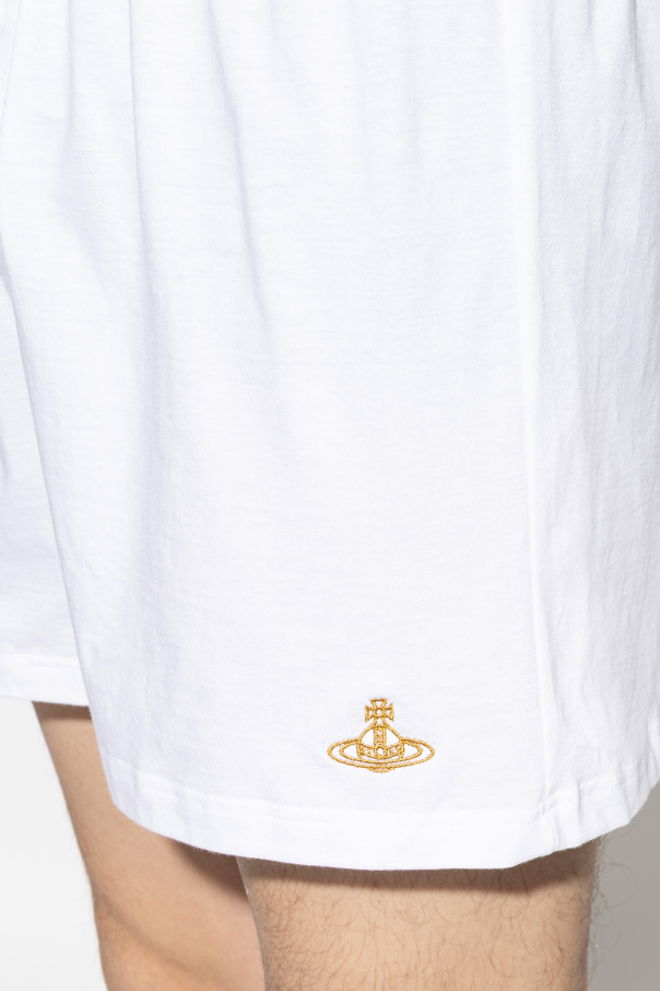 Vivienne Westwood Baumwollboxershorts mit Logo
